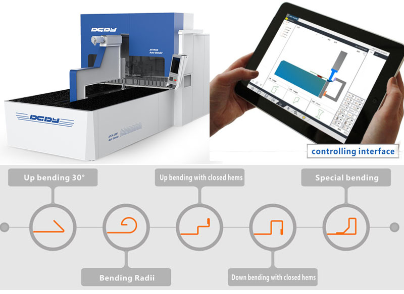 cnc bending center with automatic tool charge